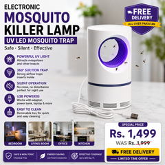 USB Electric Mosquito Killer Lamp – UV LED Mosquito Trap for Home, Bedroom & Office
